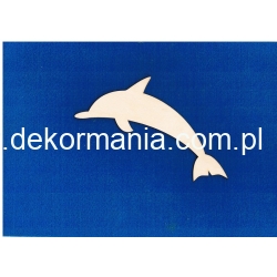 SKLEJKA #3mm Delfin 17,5x7,5cm ,delfinek 17,5x7,5cm /   morskie, zwierzęta  " ryba "